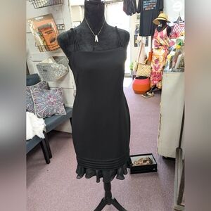 1990s Vintage Black Dress